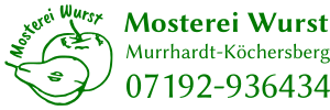 Mosterei Wurst / Murrhardt-Köchersberg / Telefon 07192-936434
